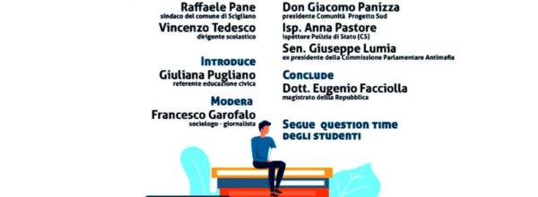 Scigliano, lunedì 27 febbraio 2023, “Giornata sulla legalità. Continuando…. nella giusta direzione.”